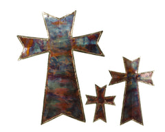 Copper Art Cross - Medium - Wall Decor