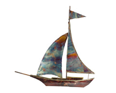 Copper Art Sailboat - Large - Wall Decor