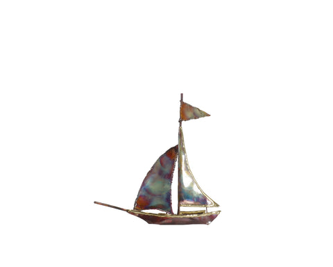 Copper Art Sailboat - Small - Wall Decor