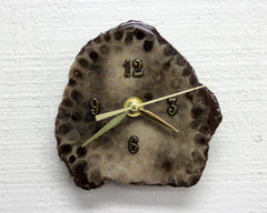 Petoskey Stone Desk Clock