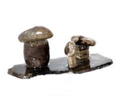 Petoskey Stone Mushroom Triple