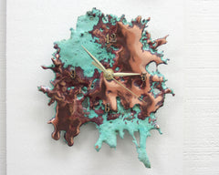 Splash Copper Wall Clock