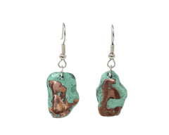 Splash Copper Earrings