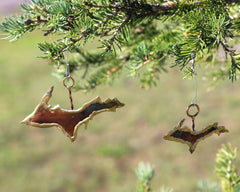 Copper Art U.P. with Braided Stem Ornament - Small