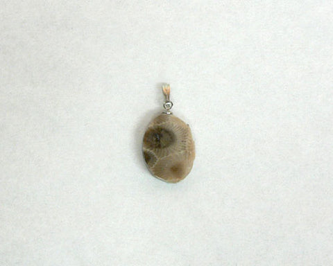 Petoskey Stone Oval Charm