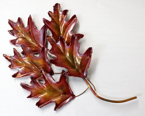 Large Five Leaf Oak Spray