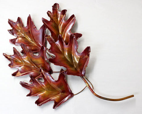 Large Five Leaf Oak Spray