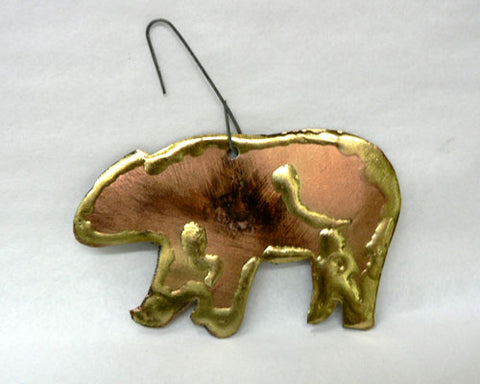 Copper Art Bear