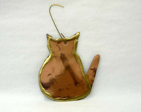 Copper Art Cat