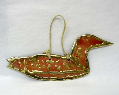 Copper Art Loon