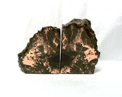 Small Copper Ore Bookends