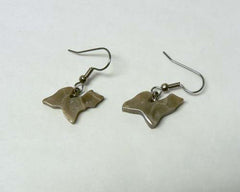 Petoskey Stone Upper Michigan Earrings