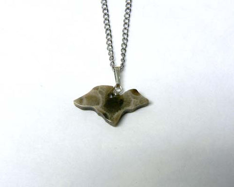 Petoskey Stone Upper Michigan Pendant