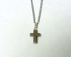 Petoskey Stone Cross Pendant