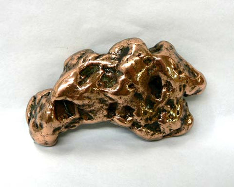 Polished Copper Nuggets - 18pc flat
