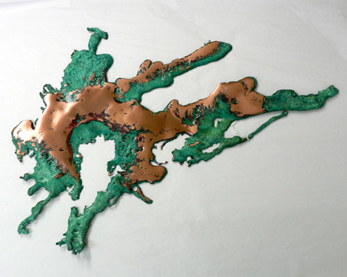 Freeform Splash Copper Decorator 15"-25"