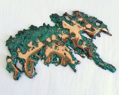 Freeform Splash Copper Decorator - 5 -12"