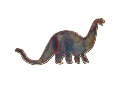 Copper Art Brontosaurus Large Wall Decor