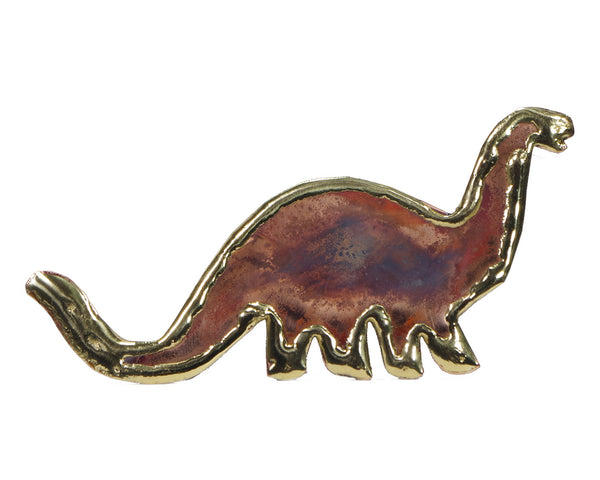Copper Art Brontosaurus Magnet