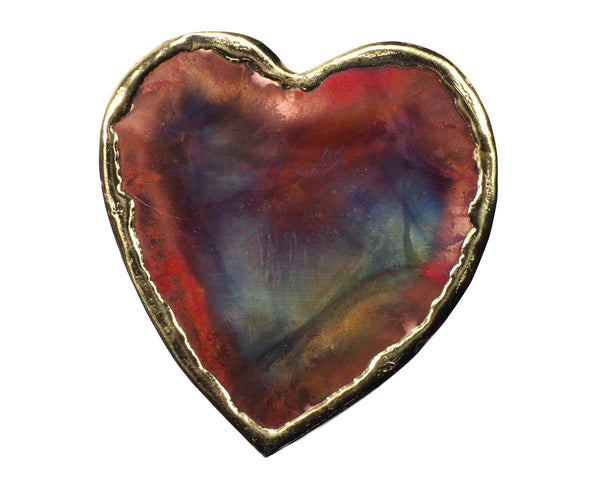 Copper Art Heart - Large - Magnet