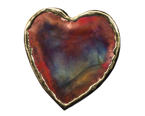 Copper Art Heart - Large - Magnet