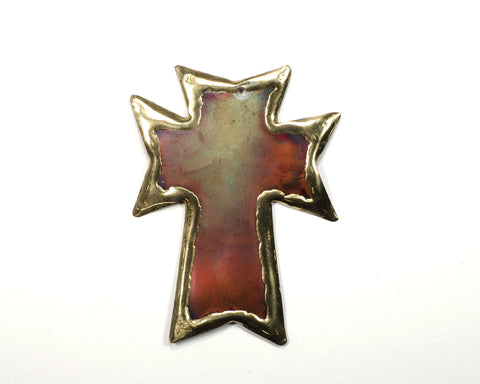 Copper Art Cross - Small - Magnet