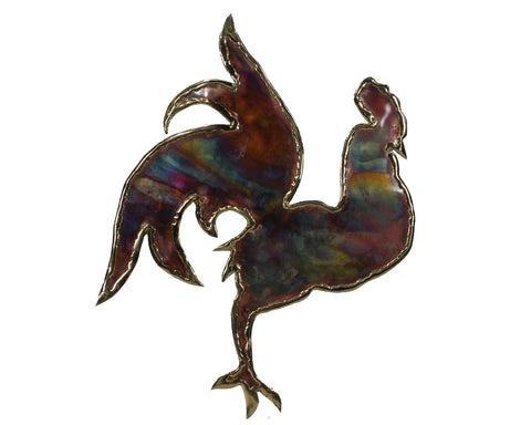 Copper Art Rooster Wall decor