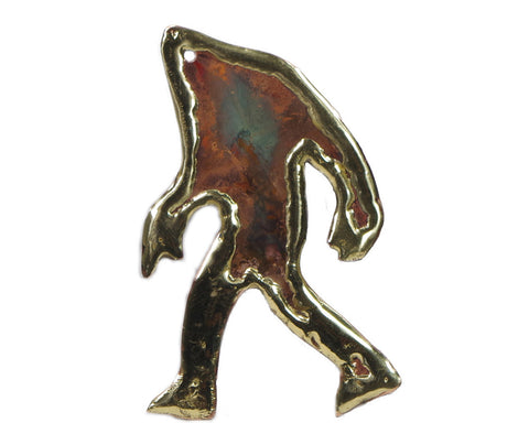 Copper Art Sasquatch Ornament