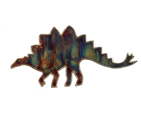 Copper Art Stegosaurus Small Wall Decor
