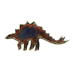 Copper Art Stegosaurus Ornament