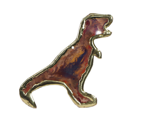 Copper Art T-Rex Ornament