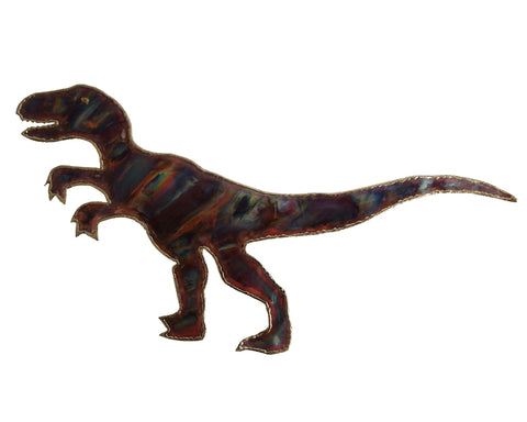 Copper Art Velociraptor Large Wall Decor