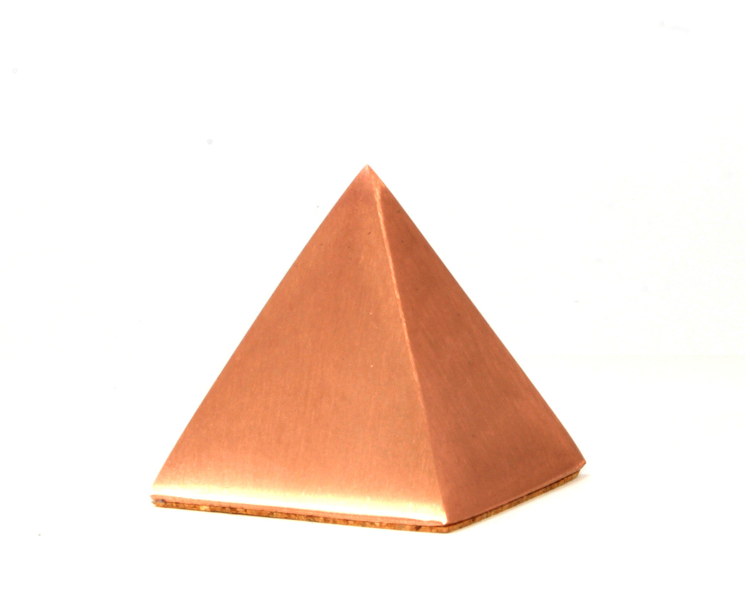 Solid Copper Metal Semi-Precious Stone Pyramid, Men's, Size: One Size