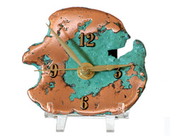 Splash Copper Desk Clock