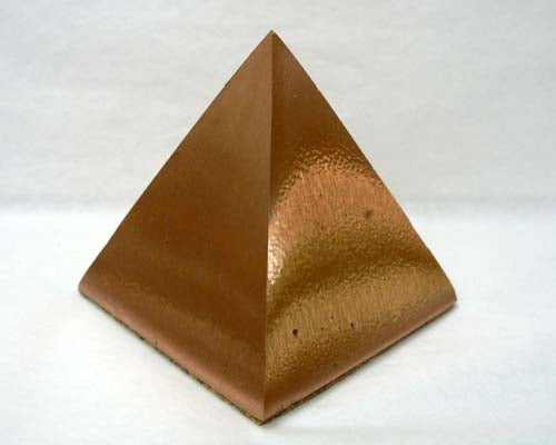 Large Solid Copper Pyramids - 18pc flat
