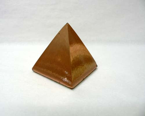 Small Solid Copper Pyramids - 24pc flat