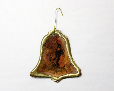 Copper Art Bell Ornament