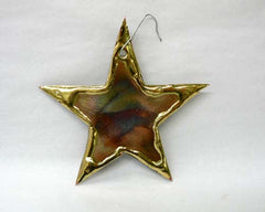 Small Copper Art Star