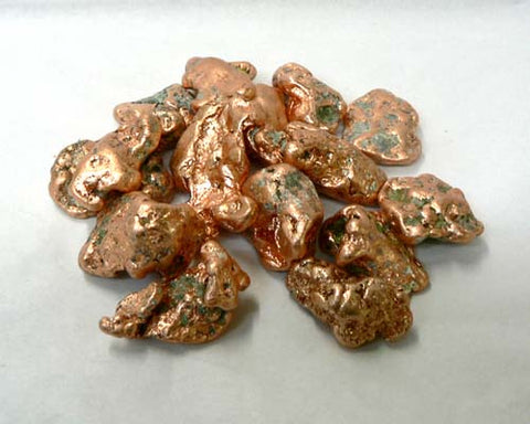Large Solid Copper Pyramids - 18pc flat – Keweenaw Gem & Gift - Wholesale