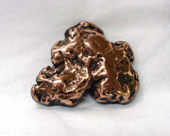 Polished Copper Nuggets - 24pc flat