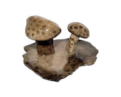 Petoskey Stone Double Mushroom