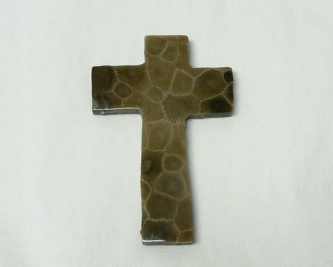 Petoskey Stone Cross Magnet