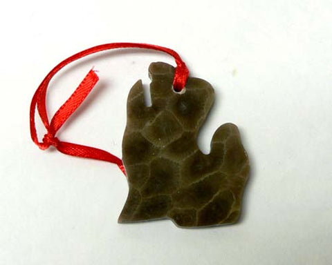 Petoskey Stone Lower Michigan Ornament