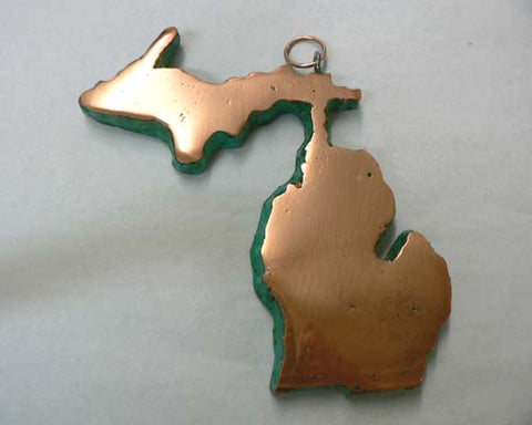 Solid Copper Upper Peninsula of Michigan Casting